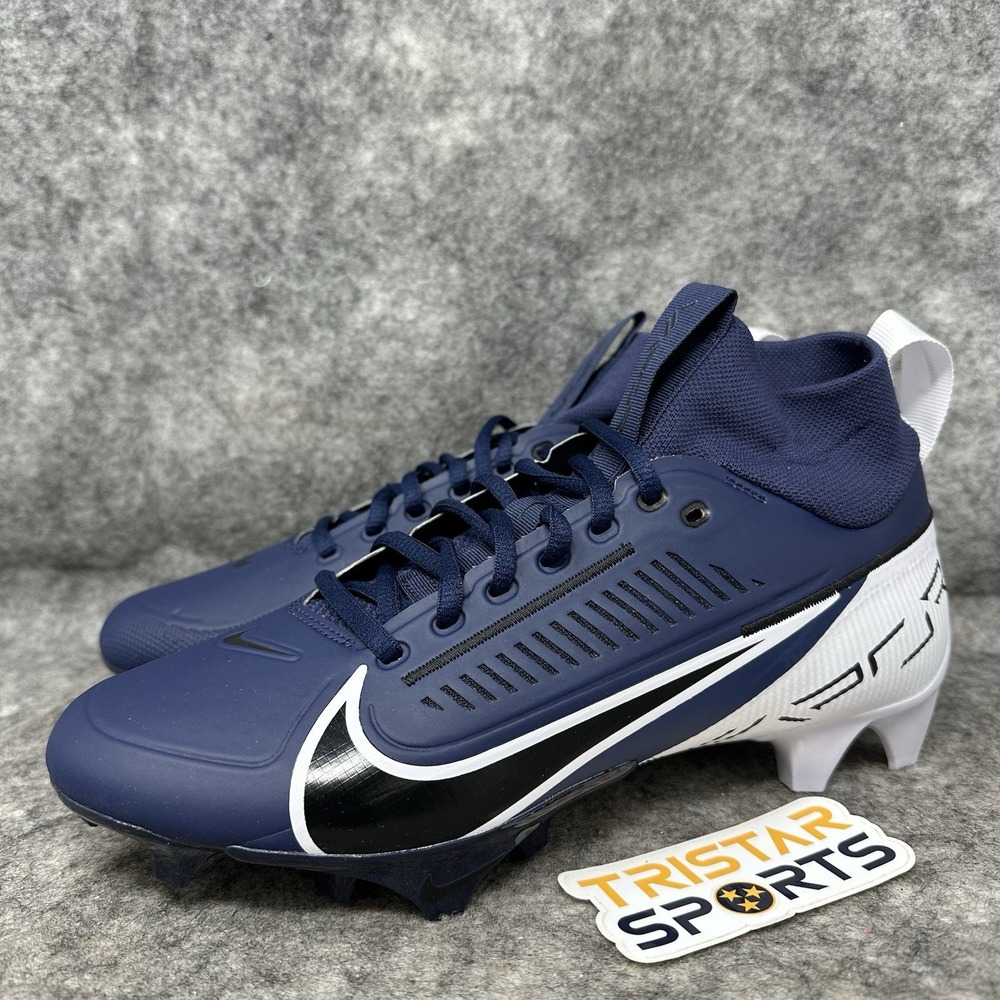 Nike Vapor Edge Pro 360 2 Football Cleats Mens Size 7.5 Navy White DA5456-401